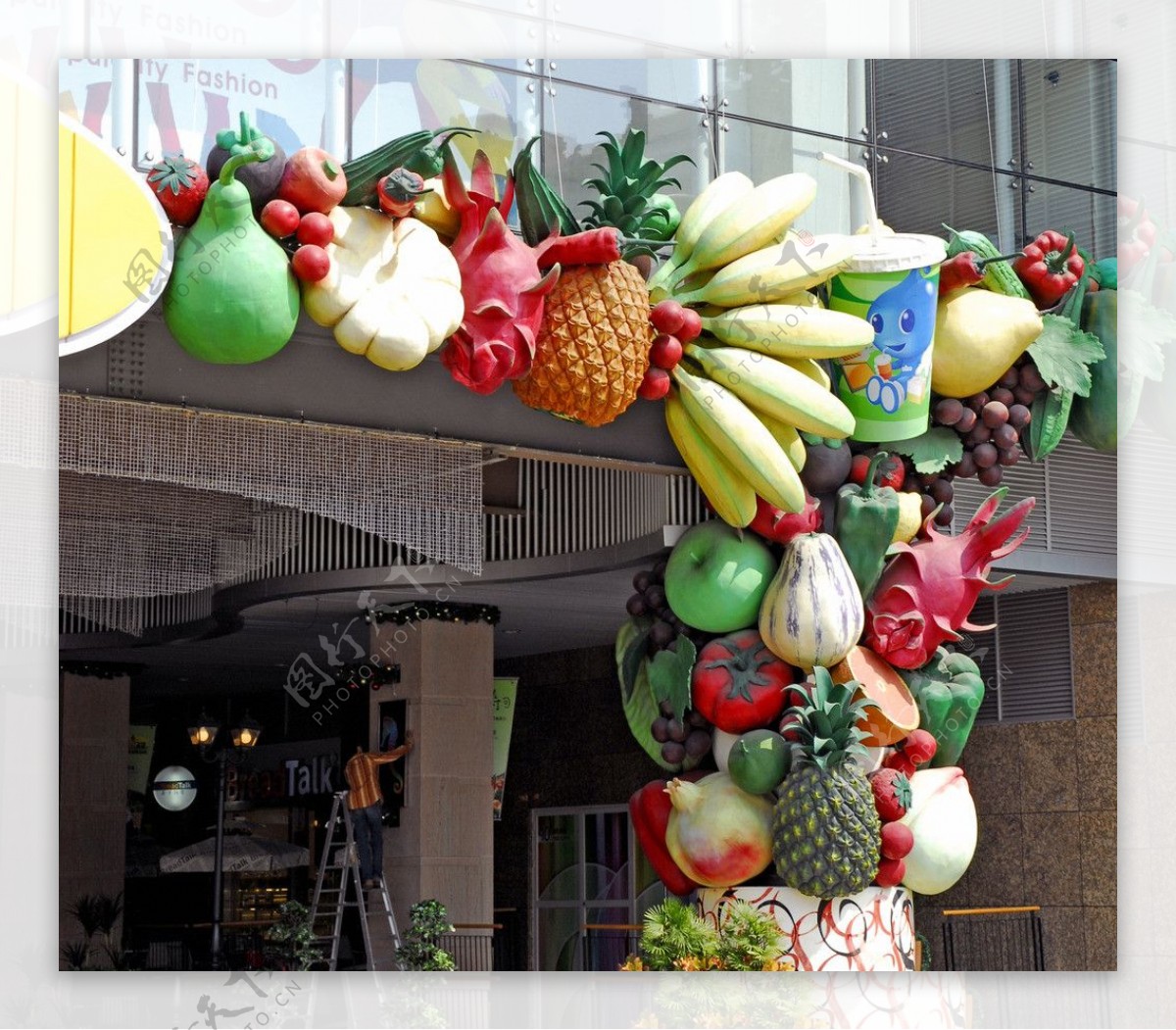 水果雕塑图片
