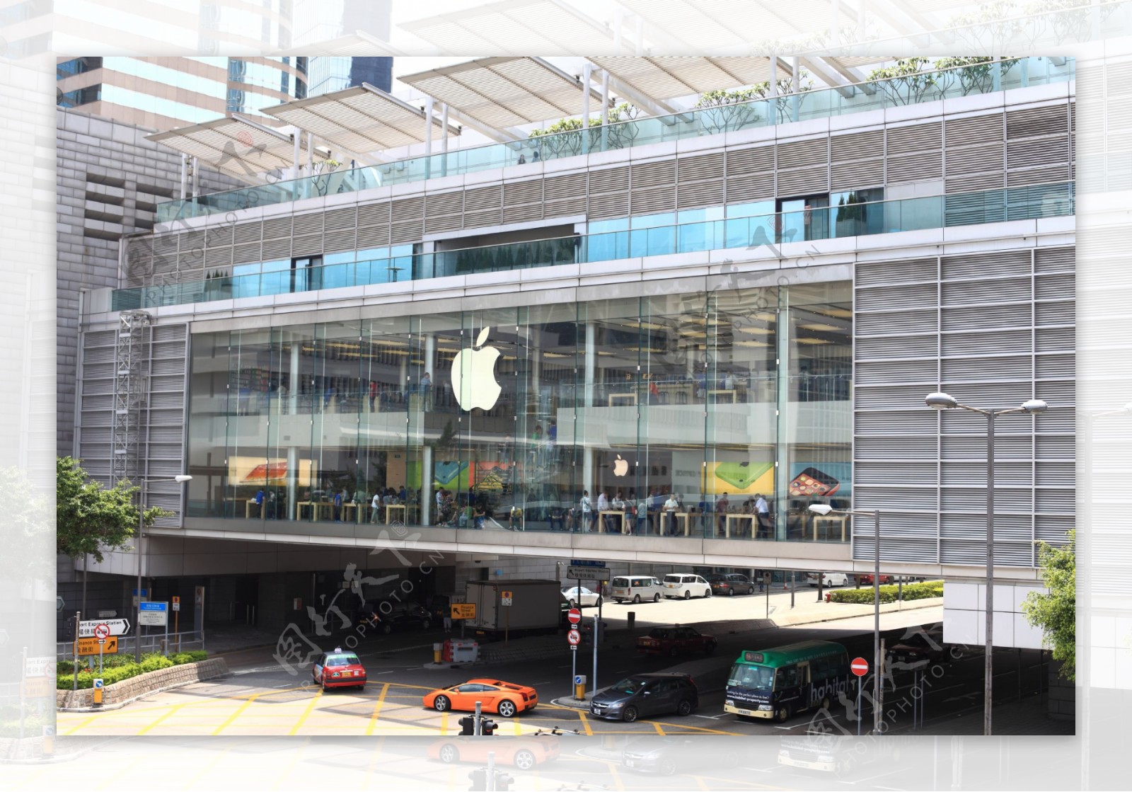 香港中环苹果专卖店图片