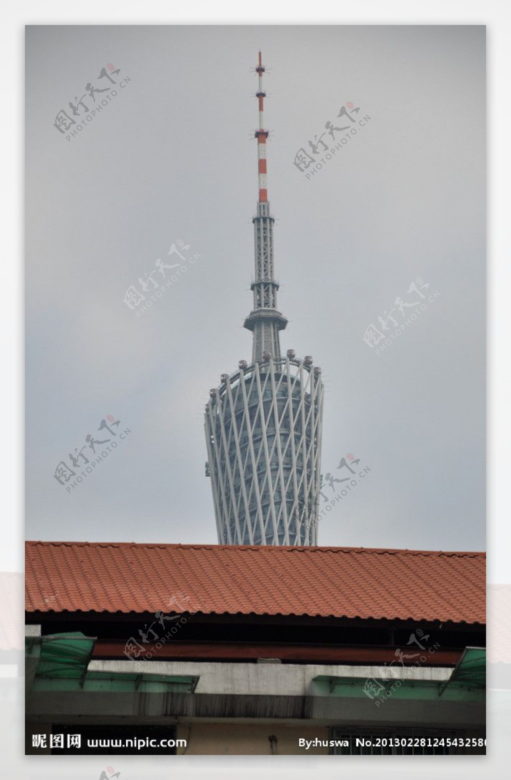 广州塔顶部图片