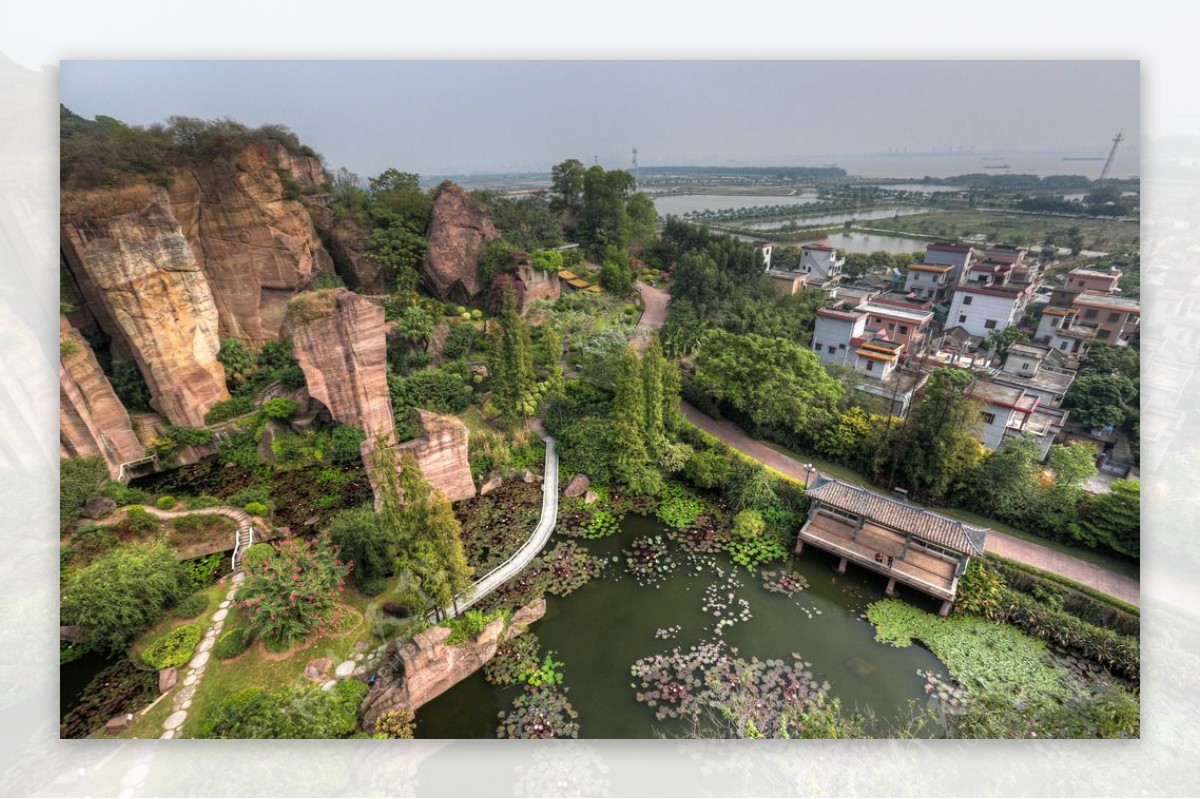 莲花山风景区图片