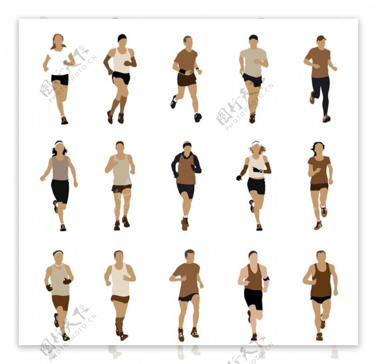 跑步锻炼身体图片