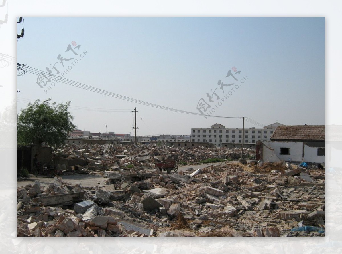 东营市房屋拆迁建筑垃圾图片