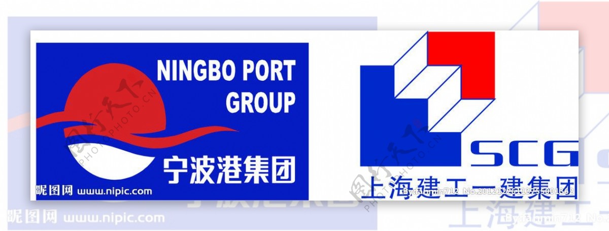 宁波港集团logo上海建工logo图片