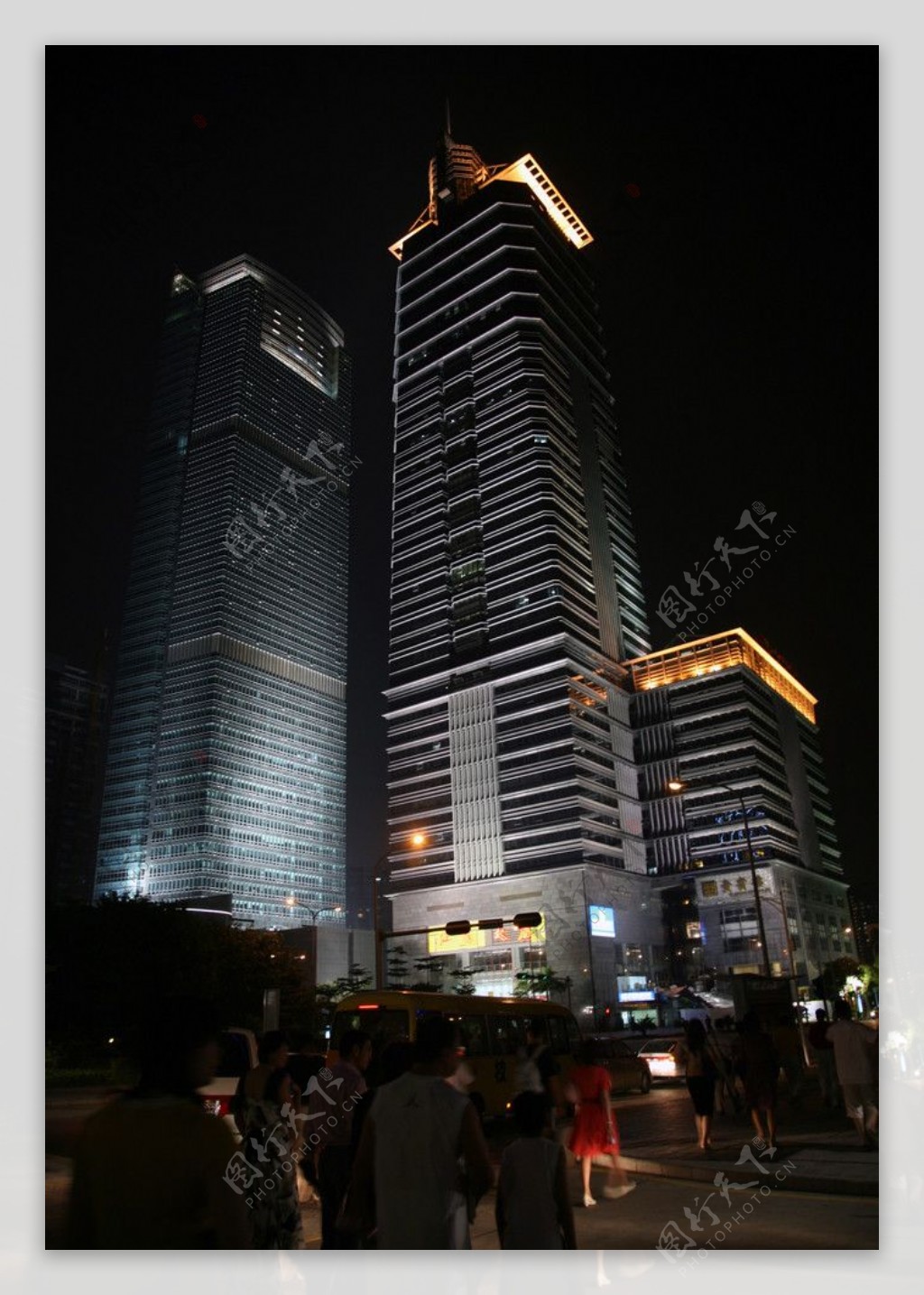 深圳安联大厦夜景图片