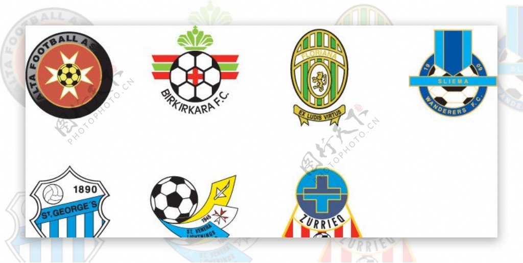 全球2487个足球俱乐部球队标志马耳他图片