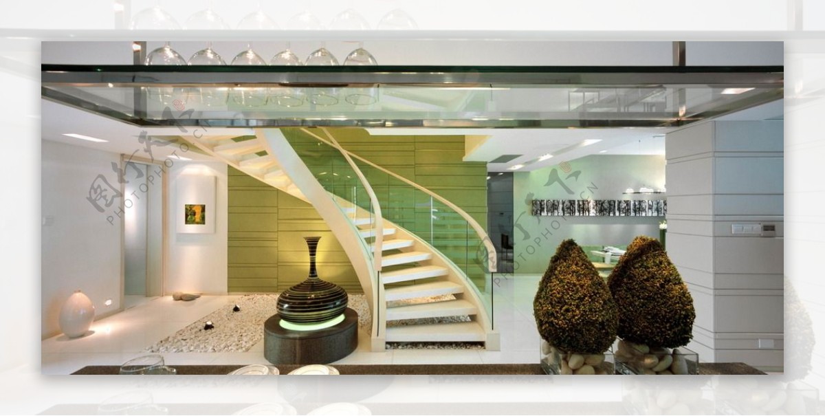 广州金海湾样板房楼梯间图片