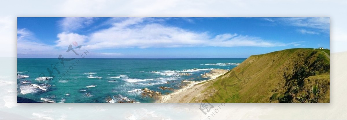 新西兰海边风光图片