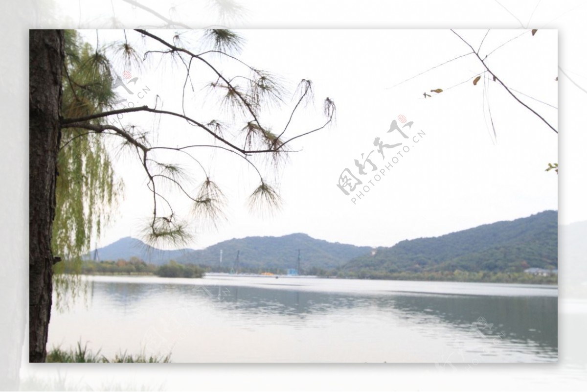湘湖美景图片