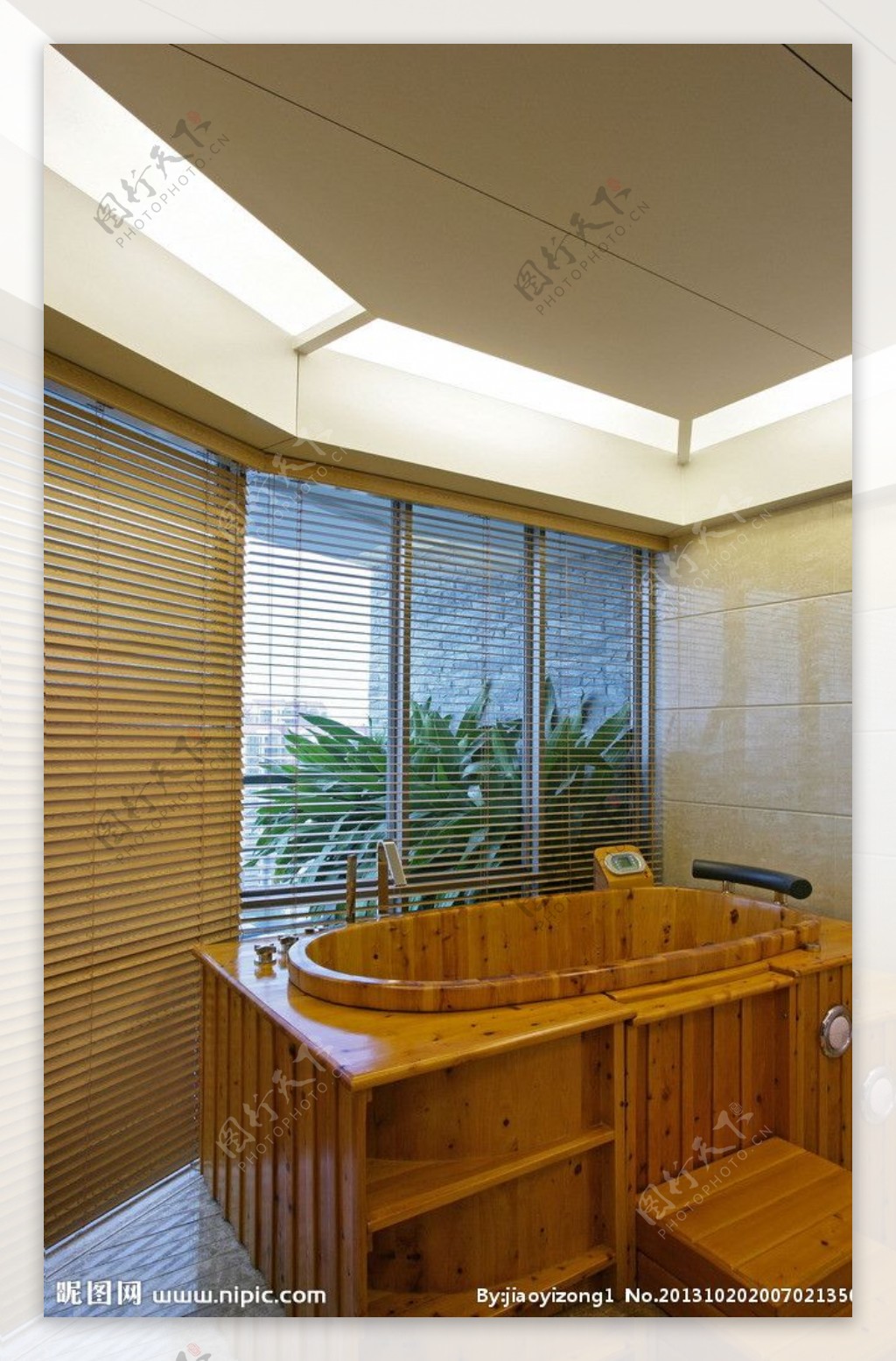 木质浴盆图片