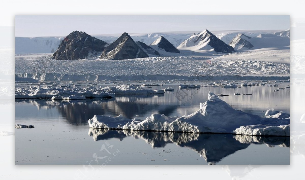 冰河风景图片