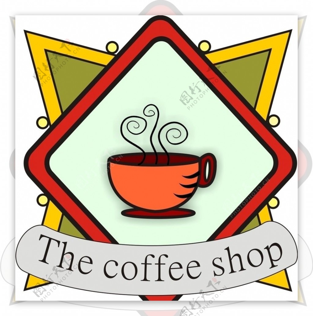 咖啡店徽标图片