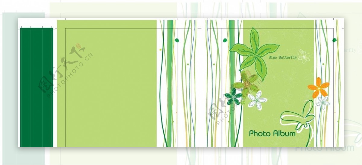 绿色花朵相册图片