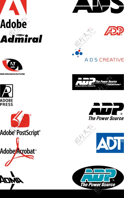adobe公司adp公司logo图片