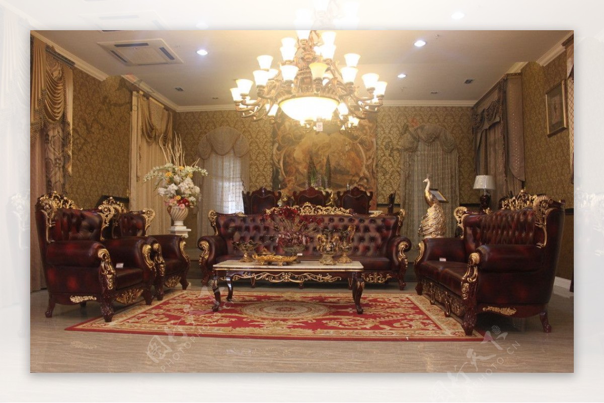 欧式古典客厅图片