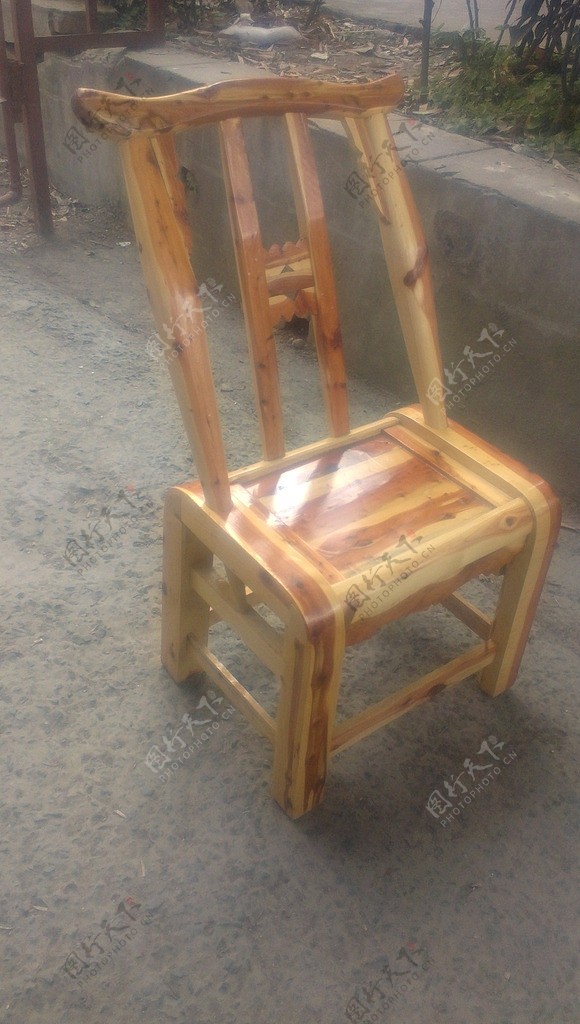 官渡木椅木椅松木图片