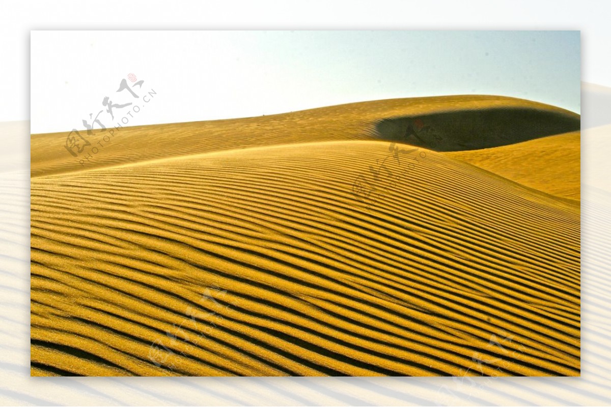 沙漠的波纹图片