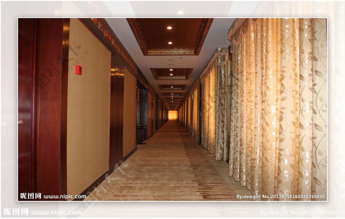 藏式酒店走廊图片