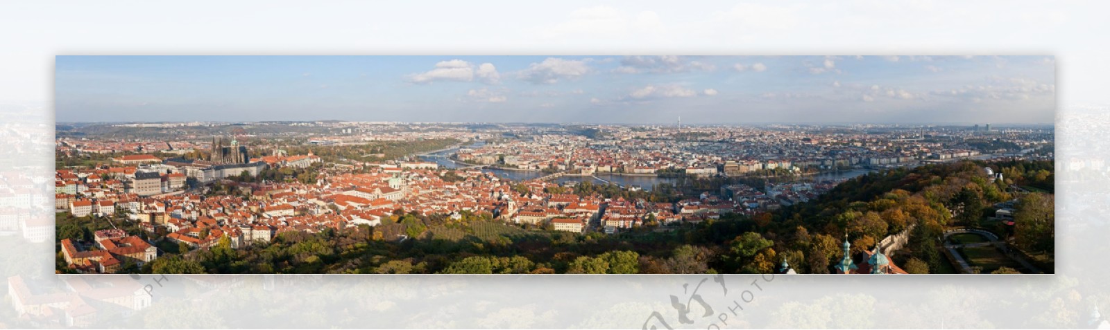 捷克布拉格全景图片