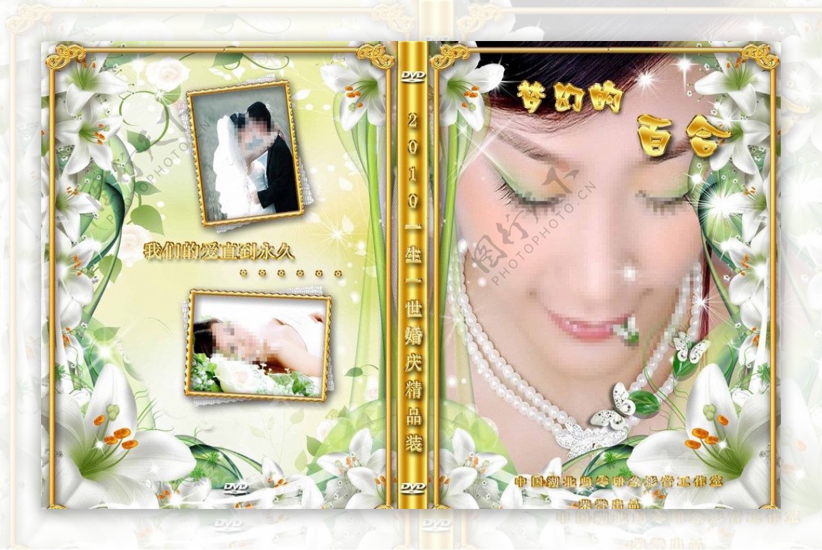 结婚婚庆光盘封面图片