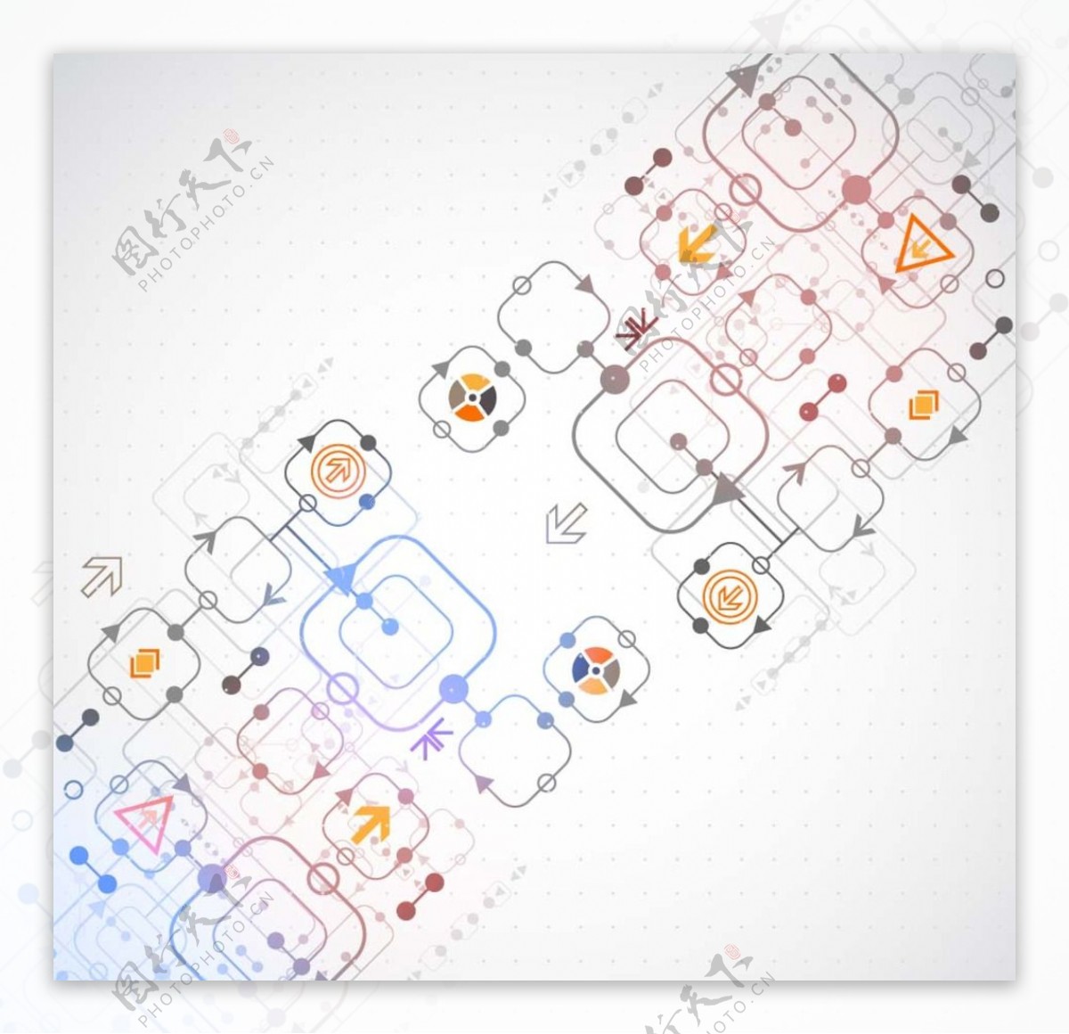 时尚动感科技背景矢量素材图片