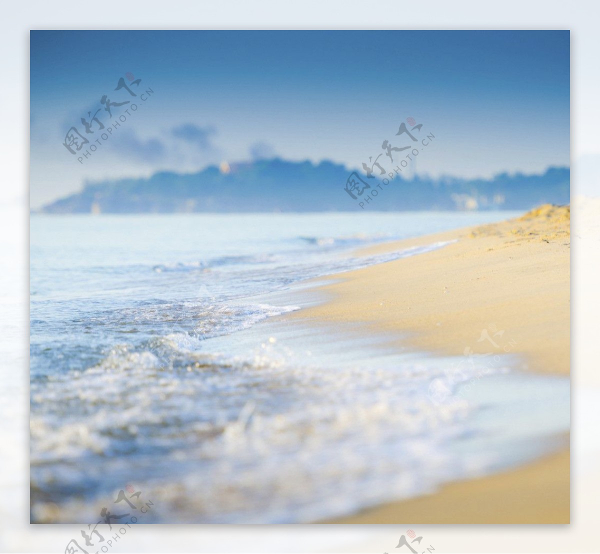 大海沙滩图片