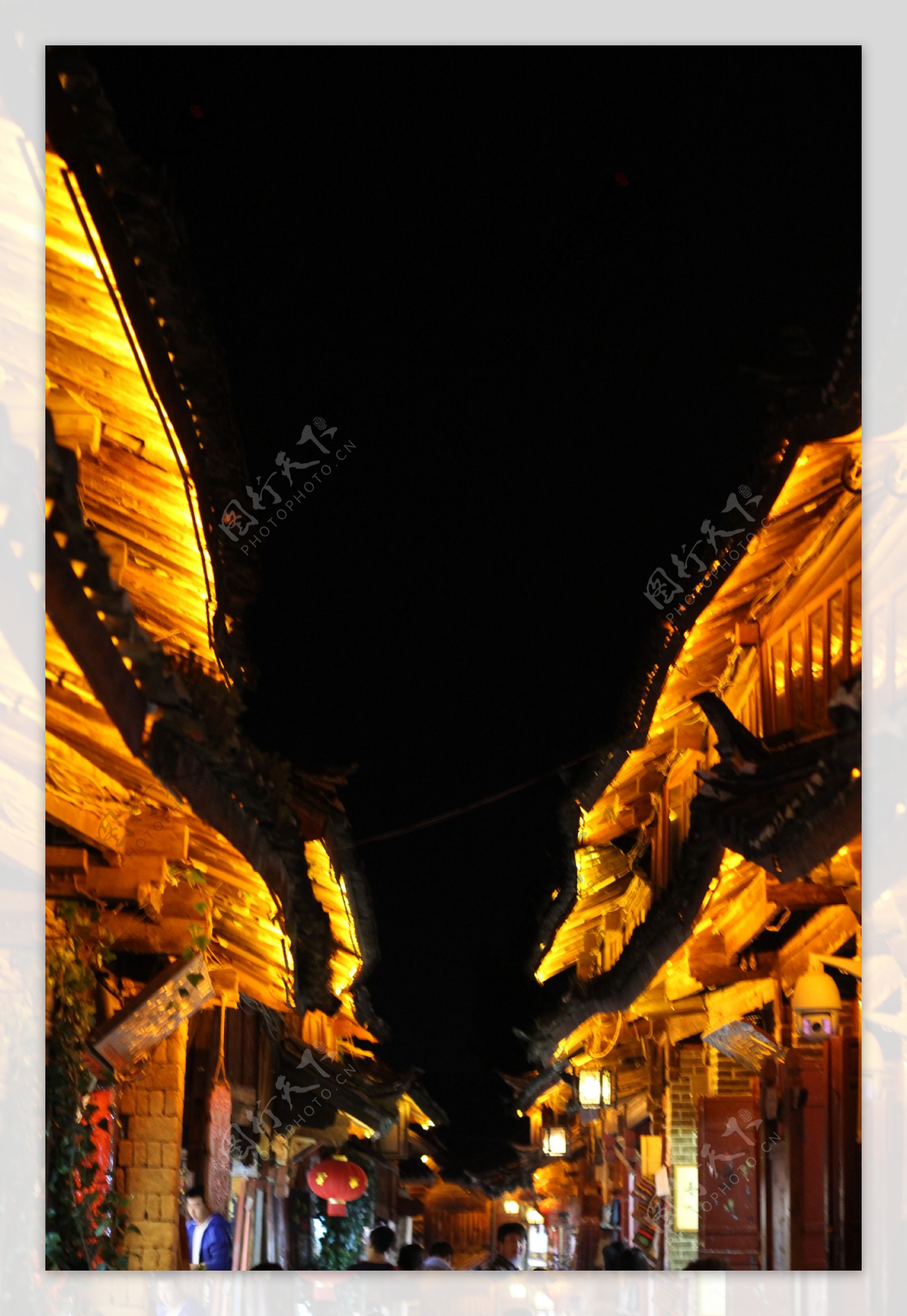 丽江夜景图片