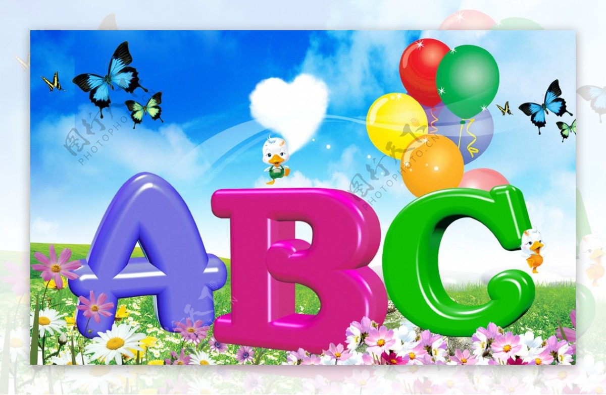 ABC春天图片