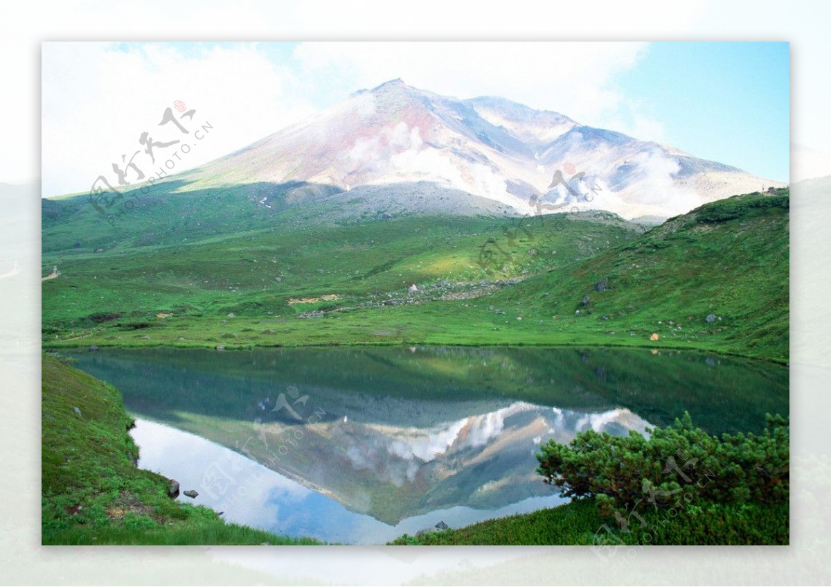 高山湖泊风景高清图片-千叶网
