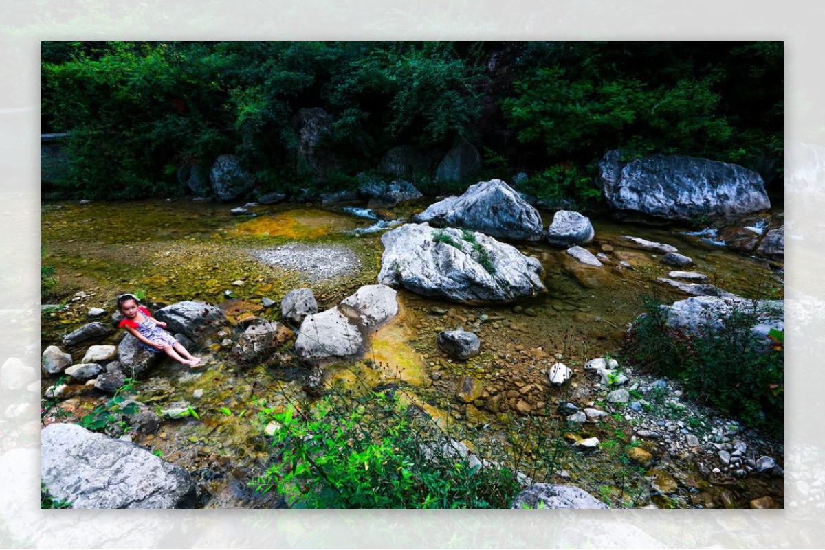 云台山潭瀑峡图片