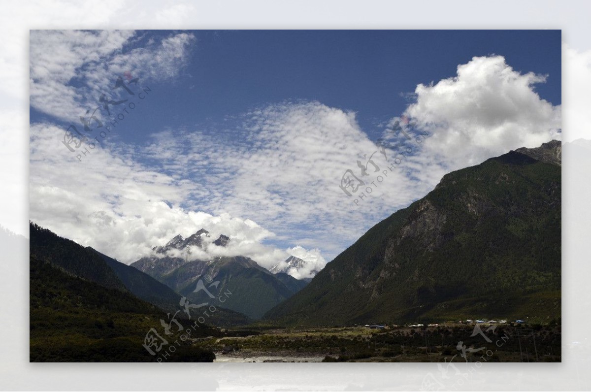 西藏山水风景图片