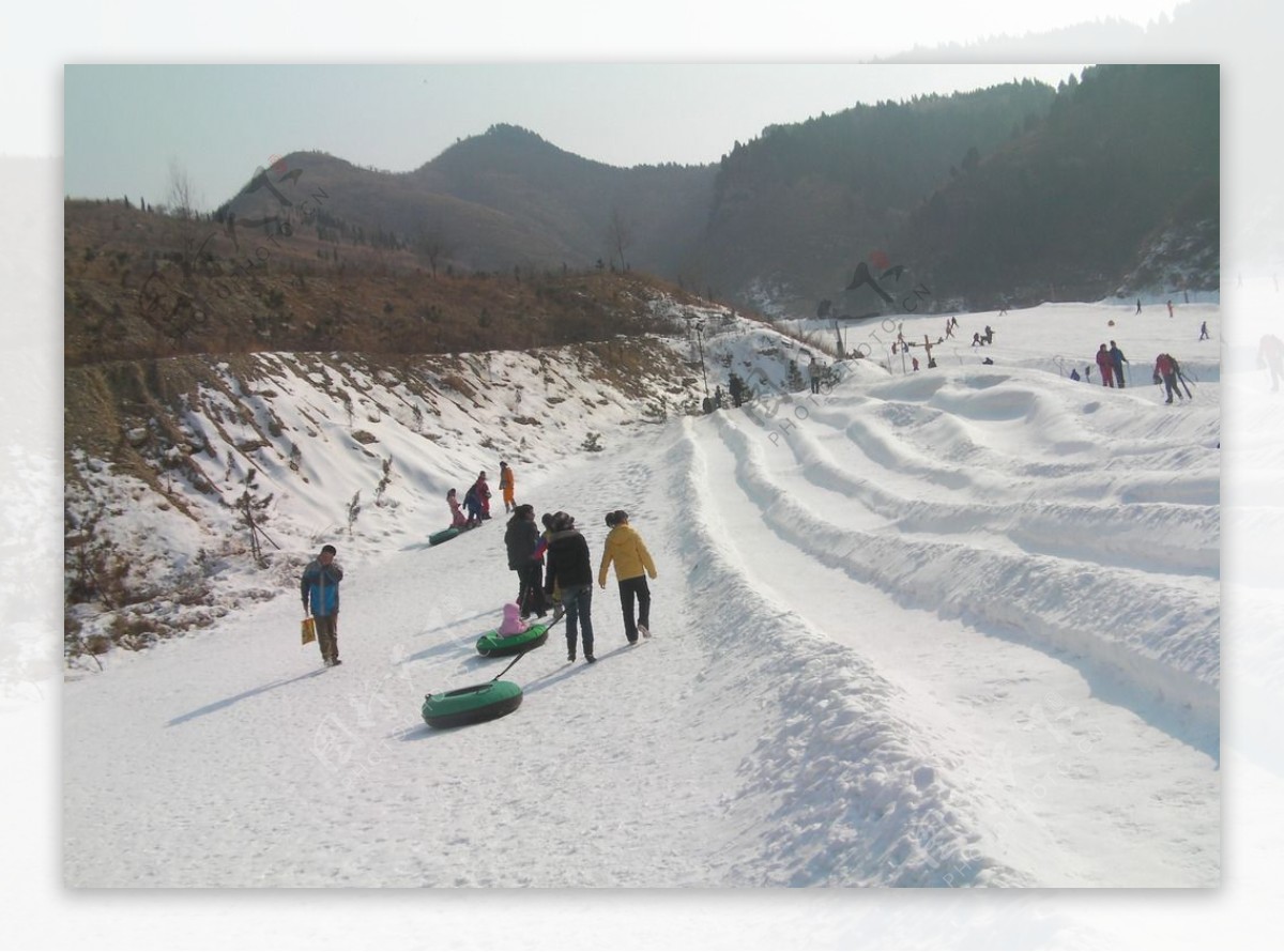 金象山滑雪图片