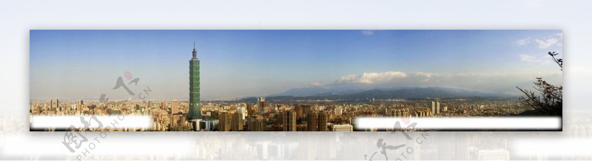 台北全景图图片