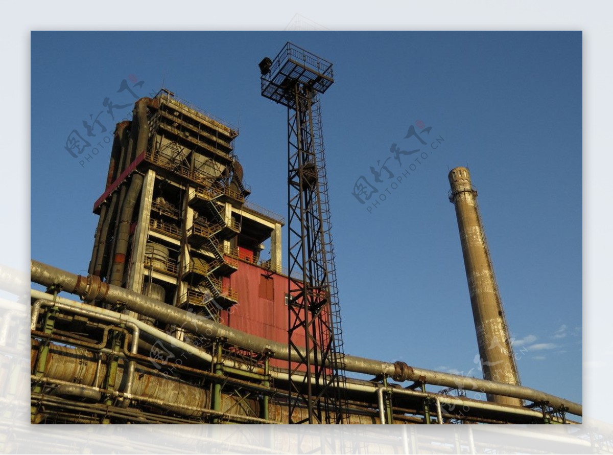 首钢工业管道图片