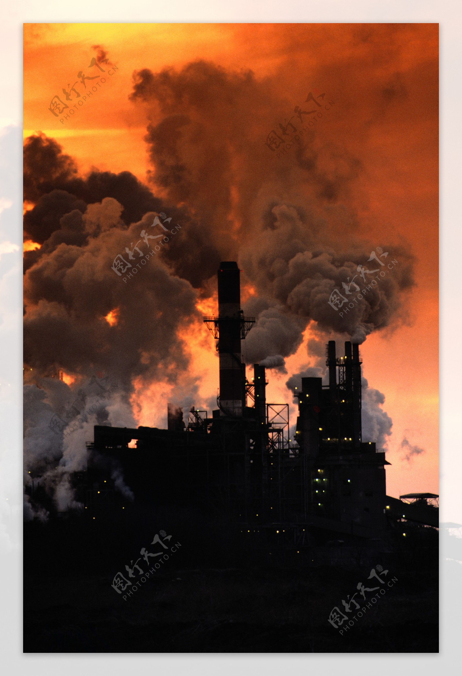 重工业污染图片