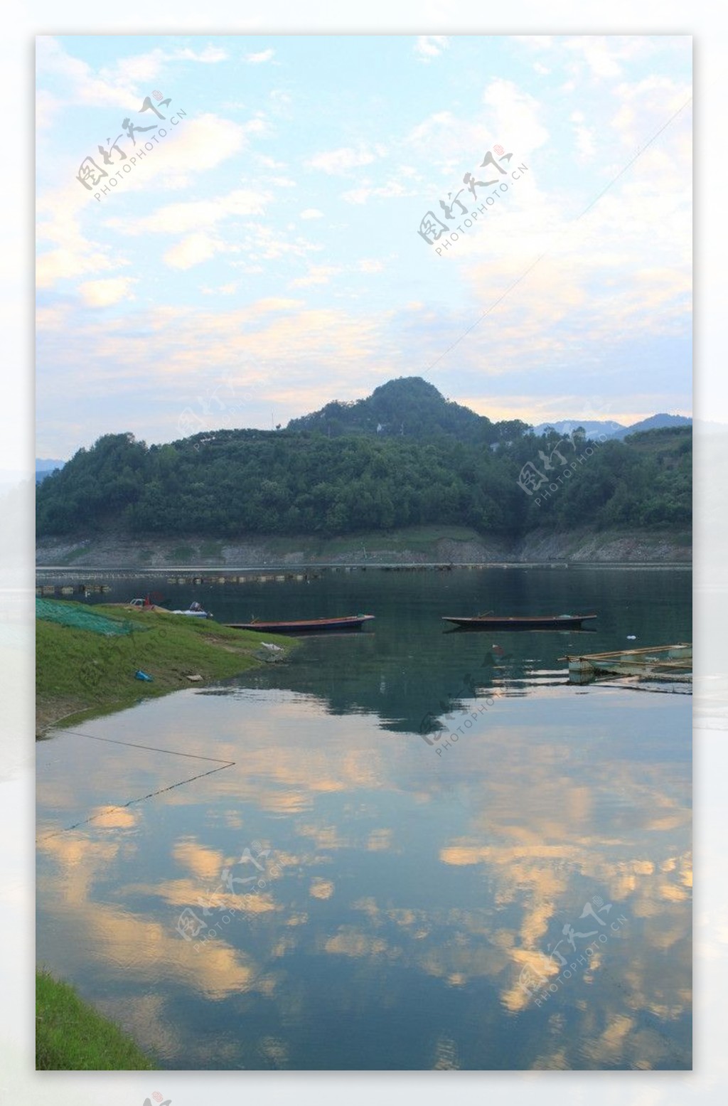 瀛湖风景图片