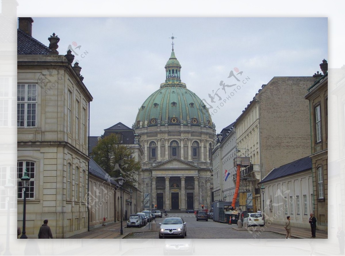 丹麦大理石教堂图片