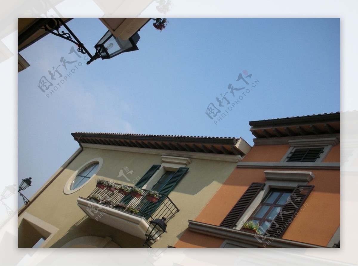 佛罗伦萨小镇房顶图片