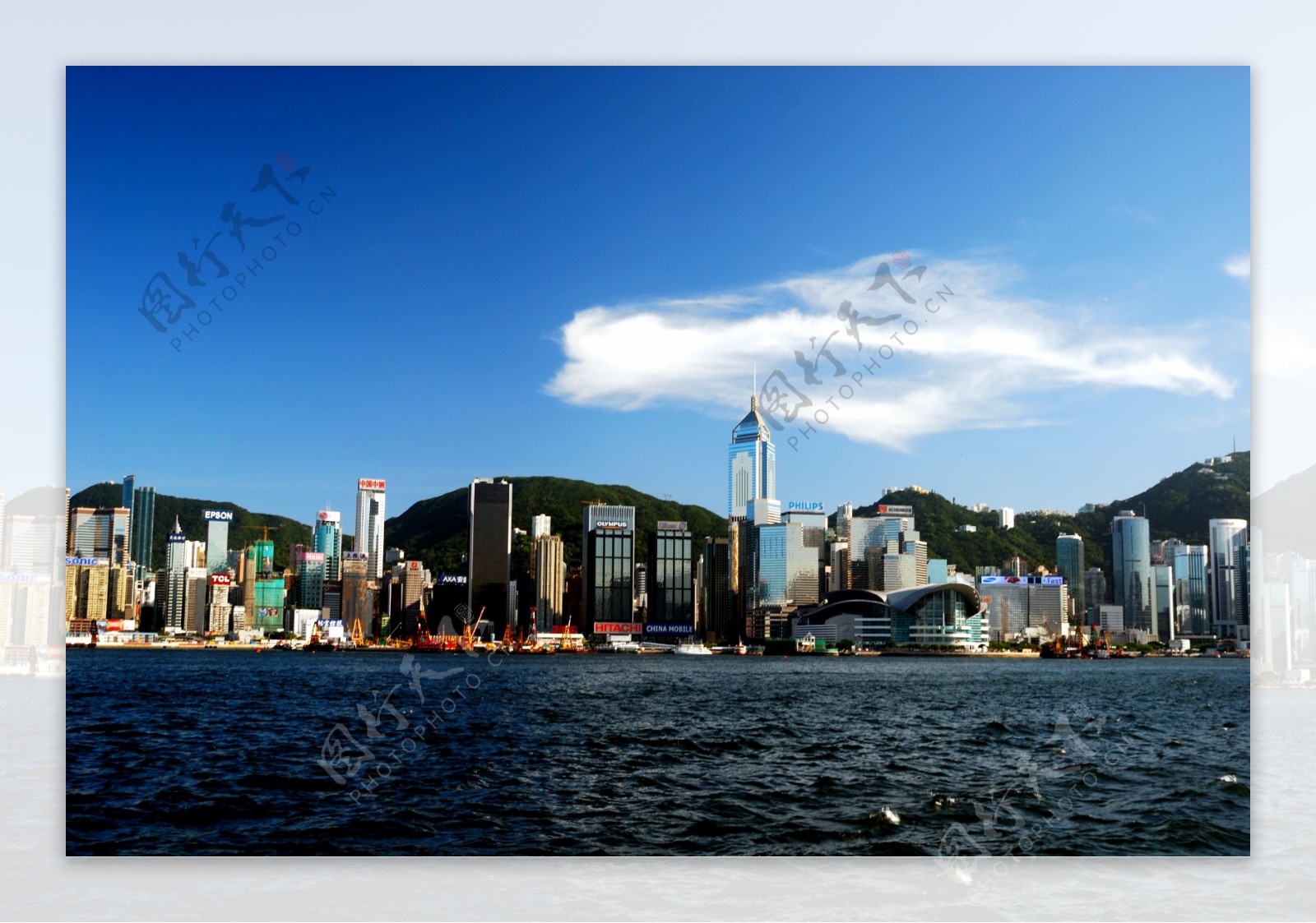 香港维多利亚港景色图片