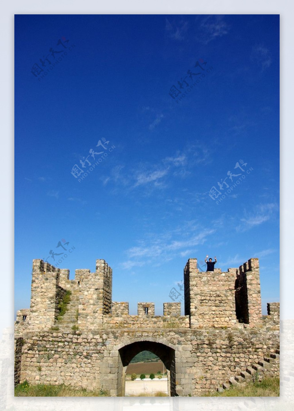 欧式城堡大门图片素材-编号12555583-图行天下