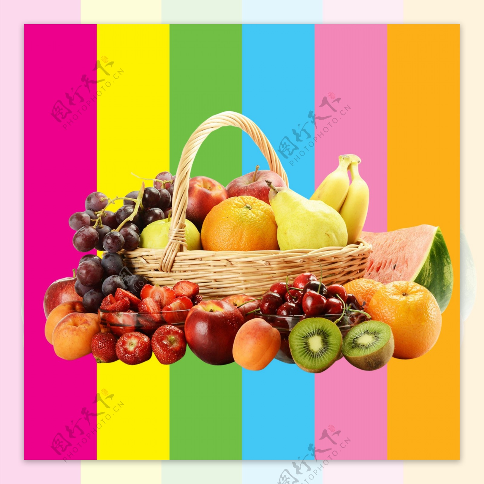水果篮图片