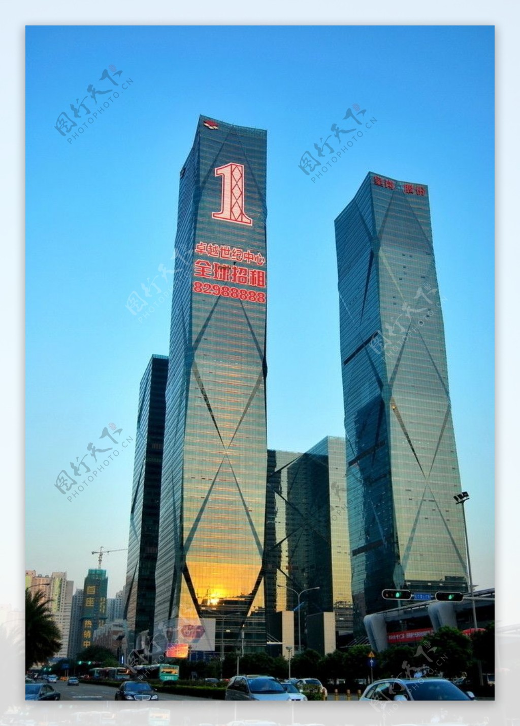 深圳卓越大厦双子座图片