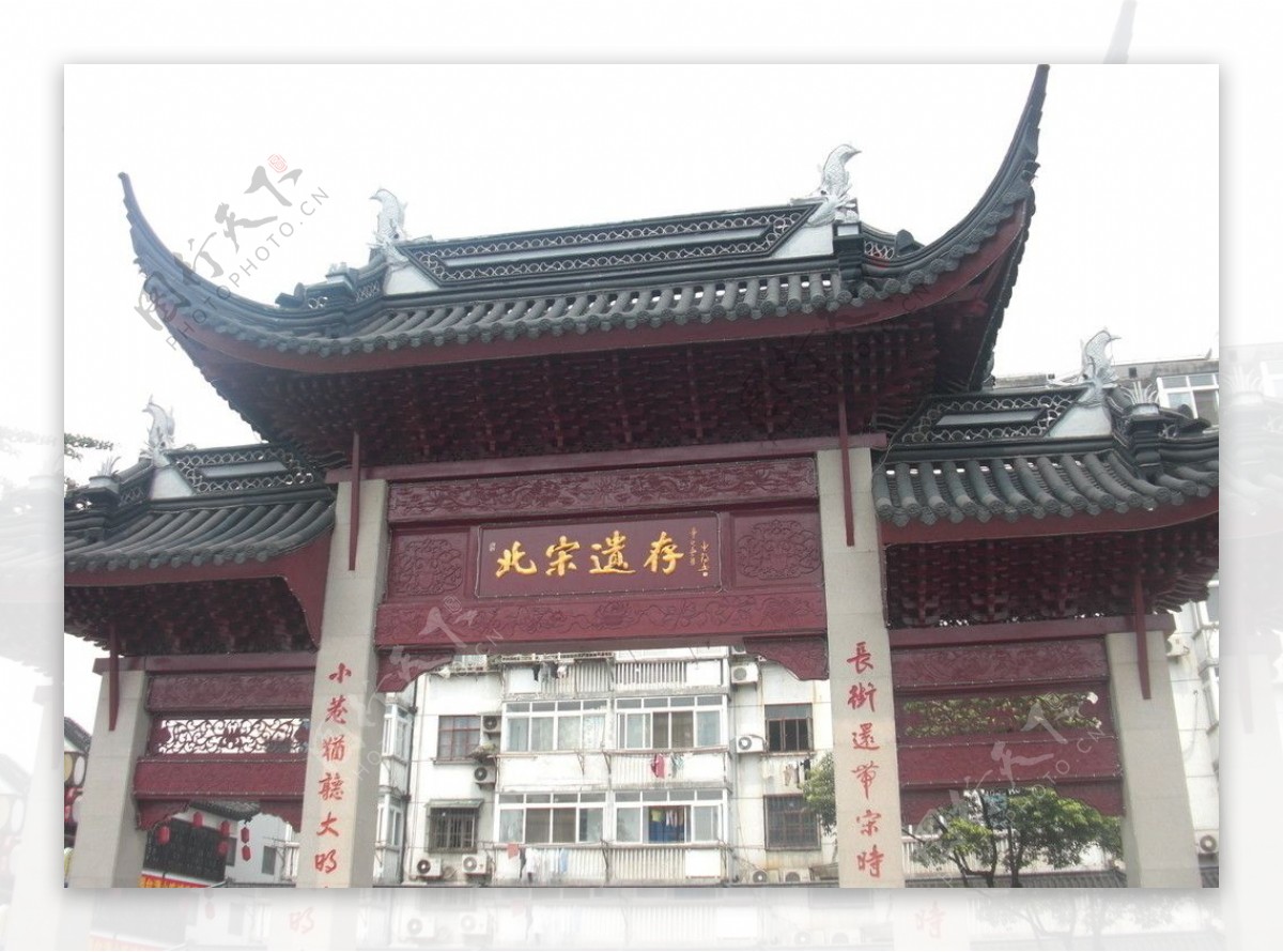 上海七宝老街牌楼图片
