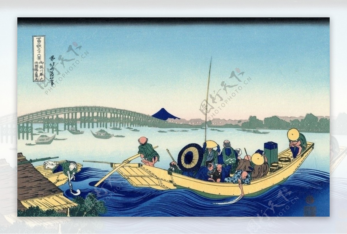虹桥渔船图片