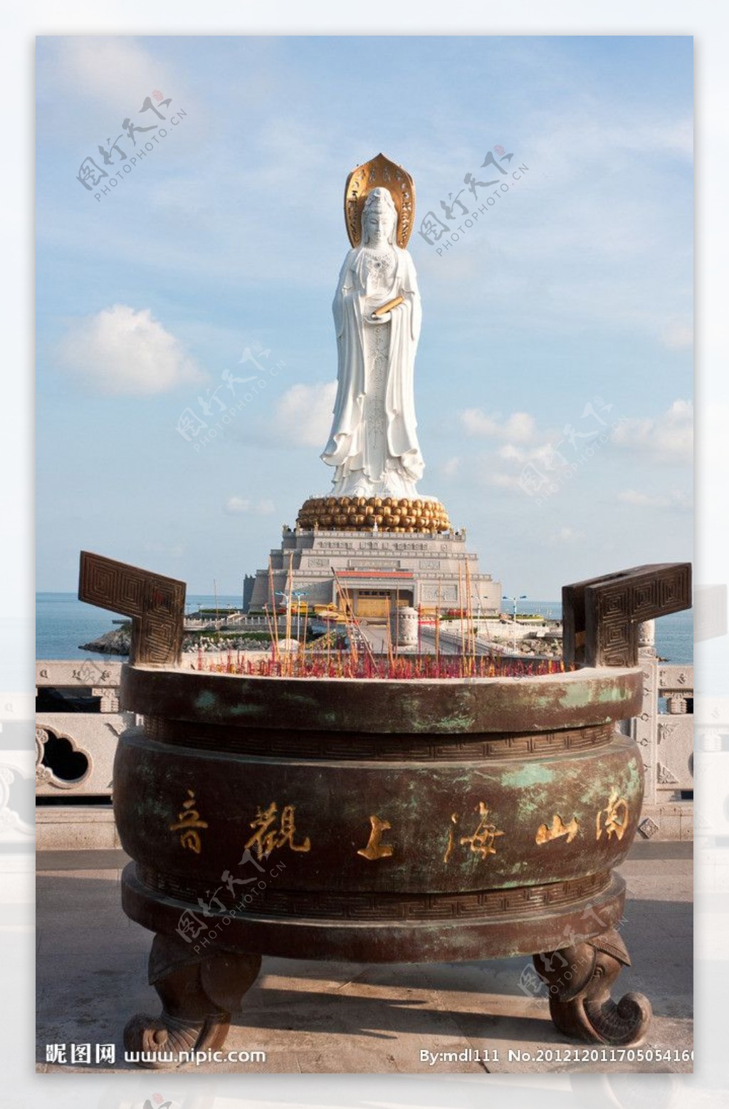 海南南山佛教文化风景区海上观音图片