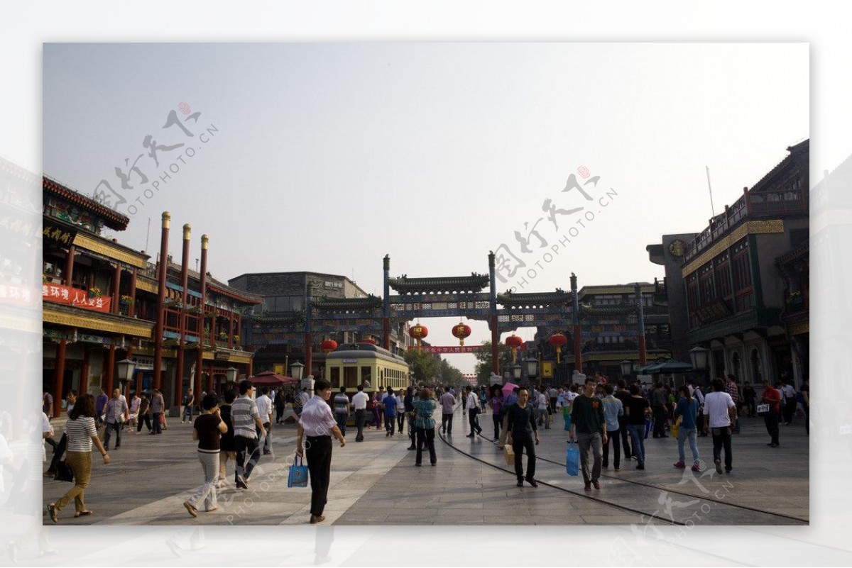 北京前门大街图片