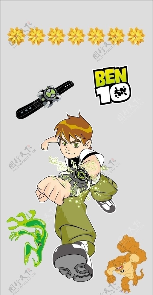 ben10小男孩图片