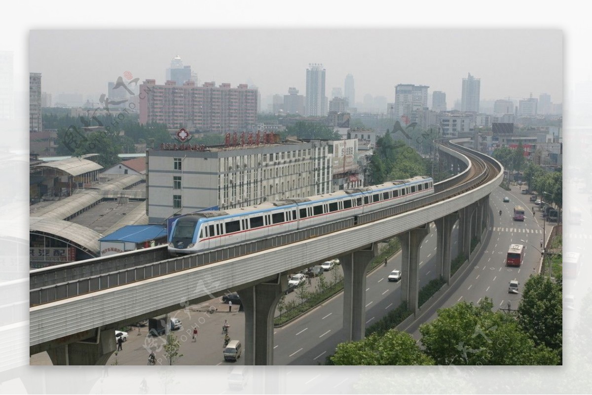 武汉市轨道交通一号线图片