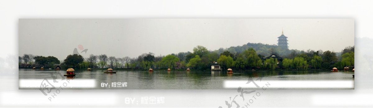 杭州西湖美景接片图片