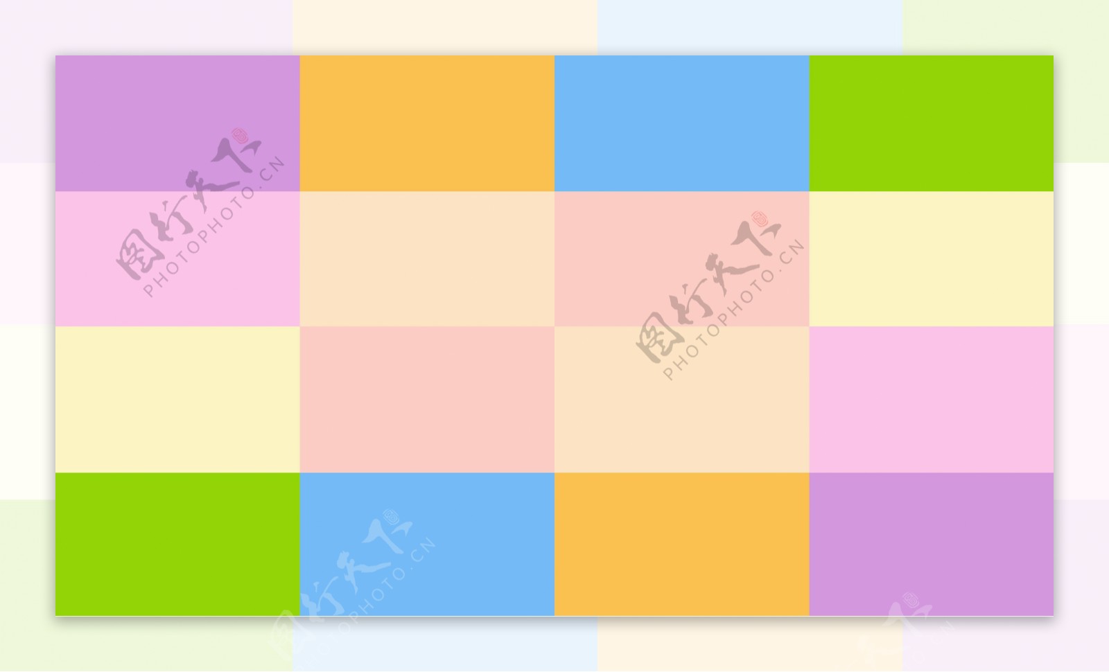 彩色方格背景桌面图片