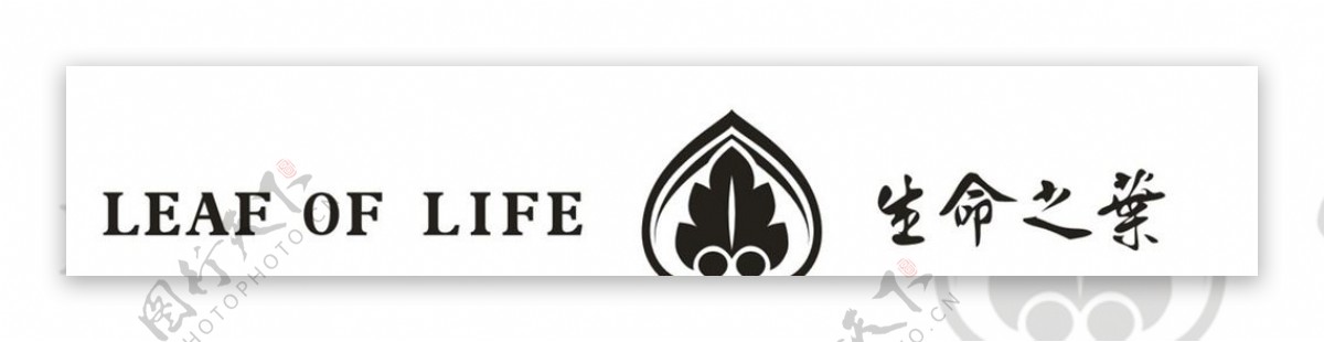 生命之叶门头标志logo图片